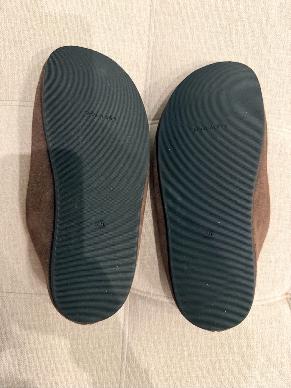 Women’s Brown Slip-On Suede Comfort Mule Shoes size 39 - Picture 2 of 4